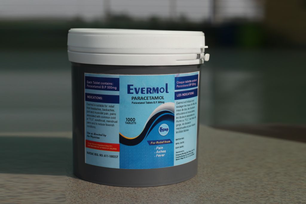 Evermol — Paracetamol 500 mg Tablets